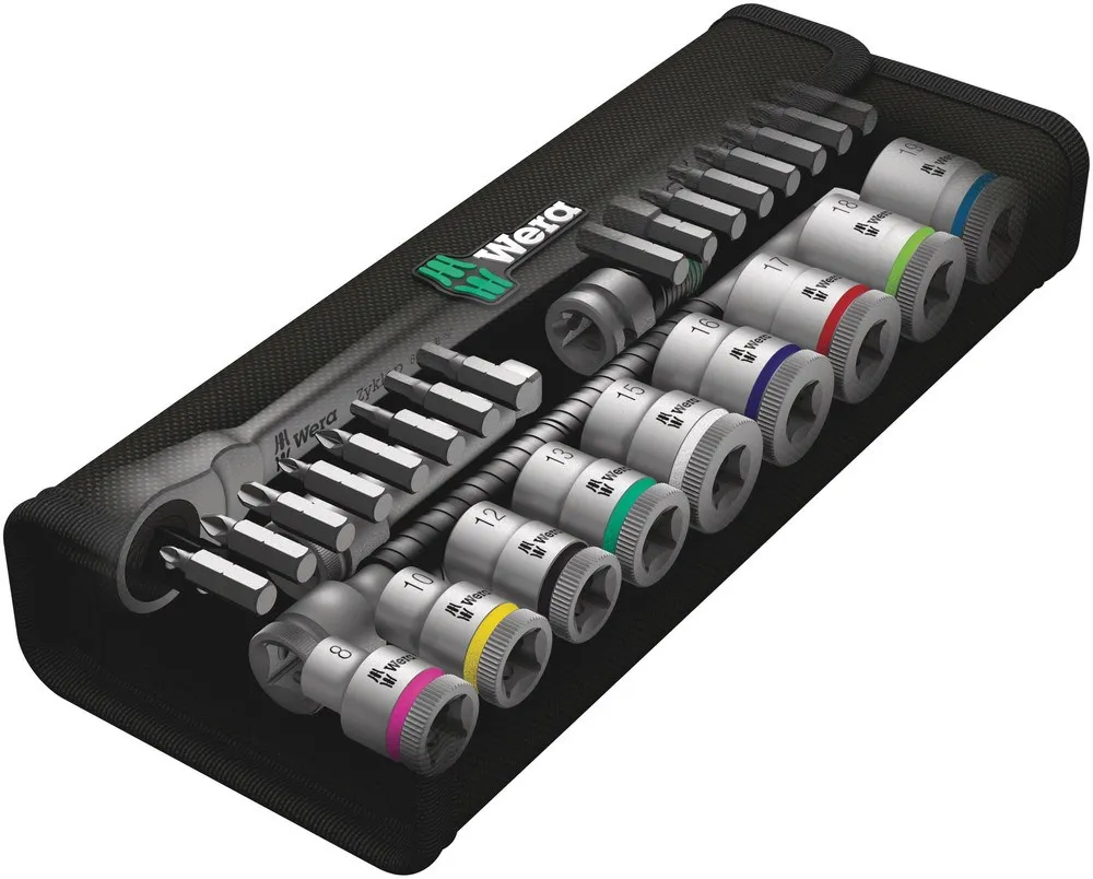 8100 SB 7 ZYKLOP METALRATELSET DOORSTEEKVIERKANT, 3/8