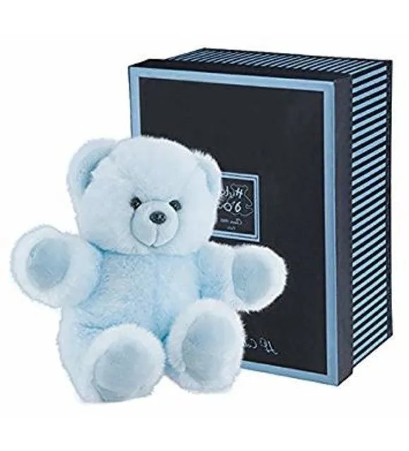 Doudou et CompagnieHistoire Knuffel Beer Licht Blauw