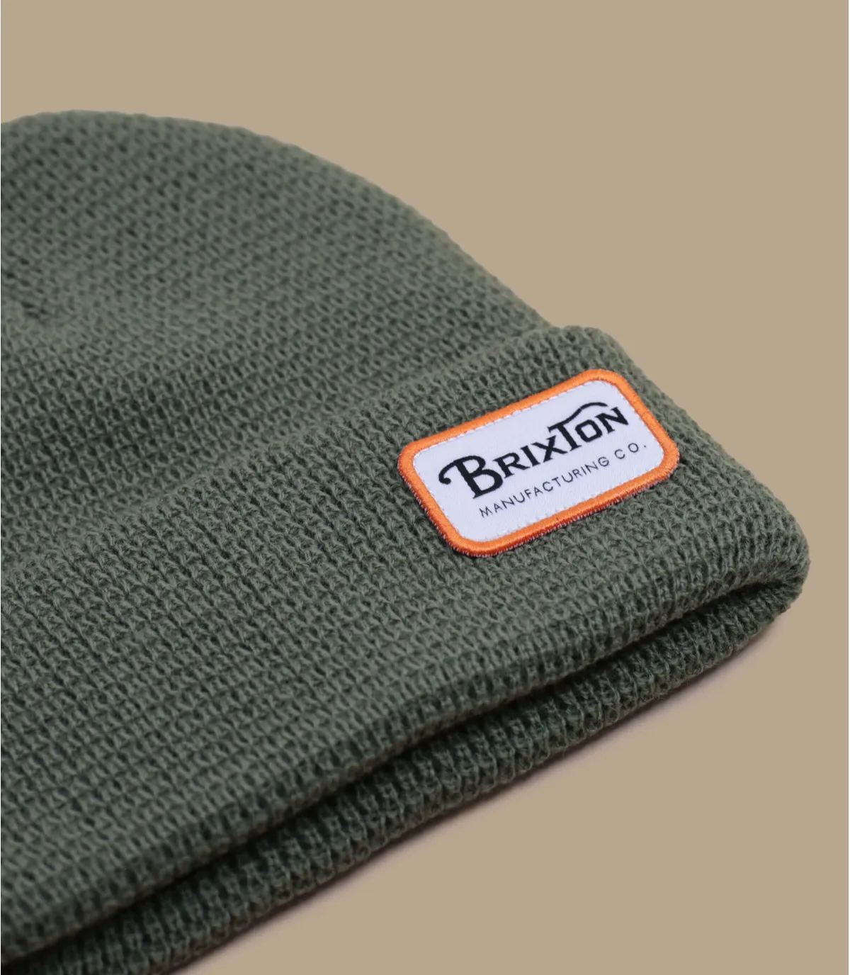 Groene revers muts  Grade Beanie military olive