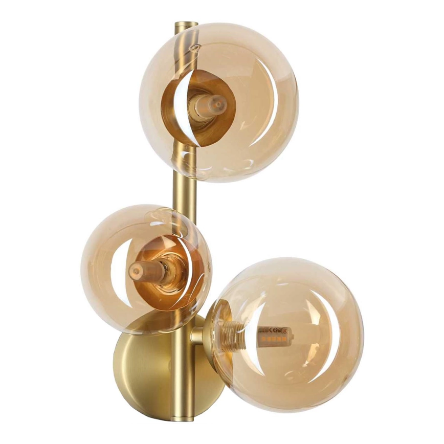 IDEAL LUX  LED WAND VERLICHTING PERLAGE 1XG9/3W/230V GOUD