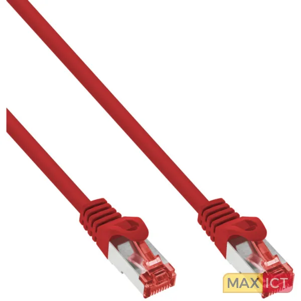 INLINE 76133R NETWERKKABEL ROOD 0,3 M CAT6 S/FTP (SSTP)