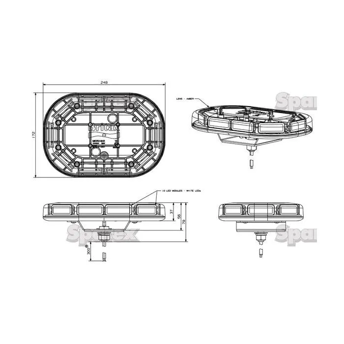 LED flitslamp (Bout)