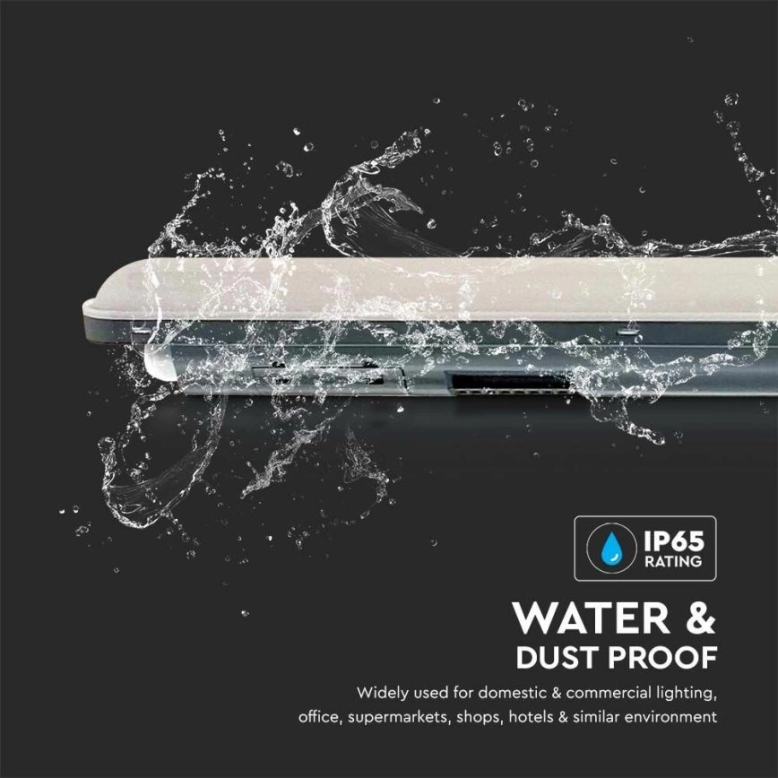 LED TLBUIS WERKVERLICHTING MET SENSOR  XSERIES LED/36W/230V 6500K 120 CM IP65
