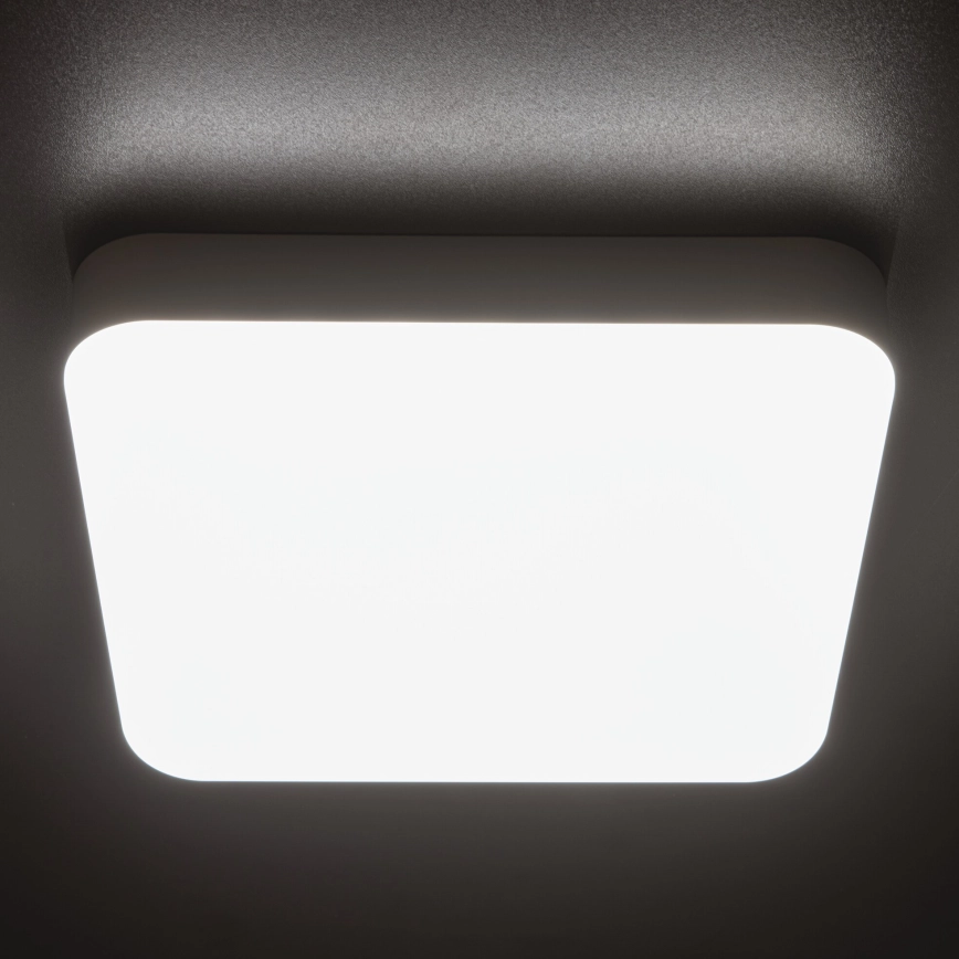 LED Werkverlichting plafond IPER LED/26W/230V IK10 IP65 hoekig wit