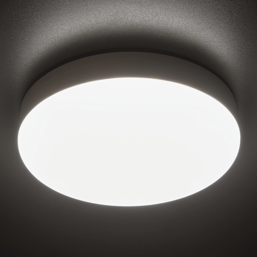 LED Werkverlichting plafond met bewegingssensor IPER LED/35W/230V IK10 IP65 rond wit