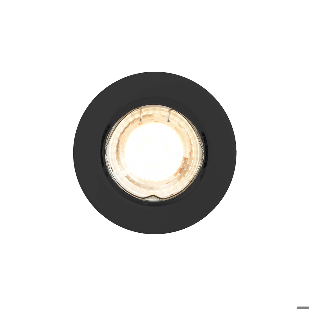 Nordlux Inbouwspot Canis Zwart Rond 4,7W Kantelbaar IP20 5st
