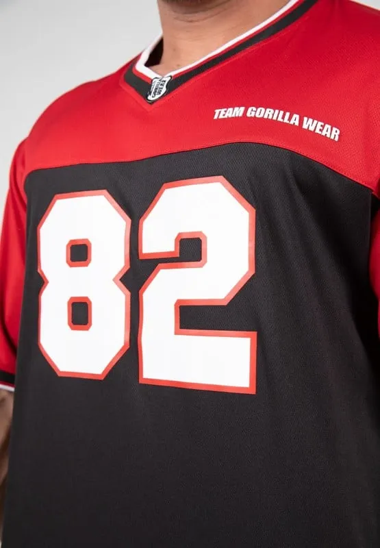 TRENTON FOOTBALL JERSEY  BLACK/RED  L
